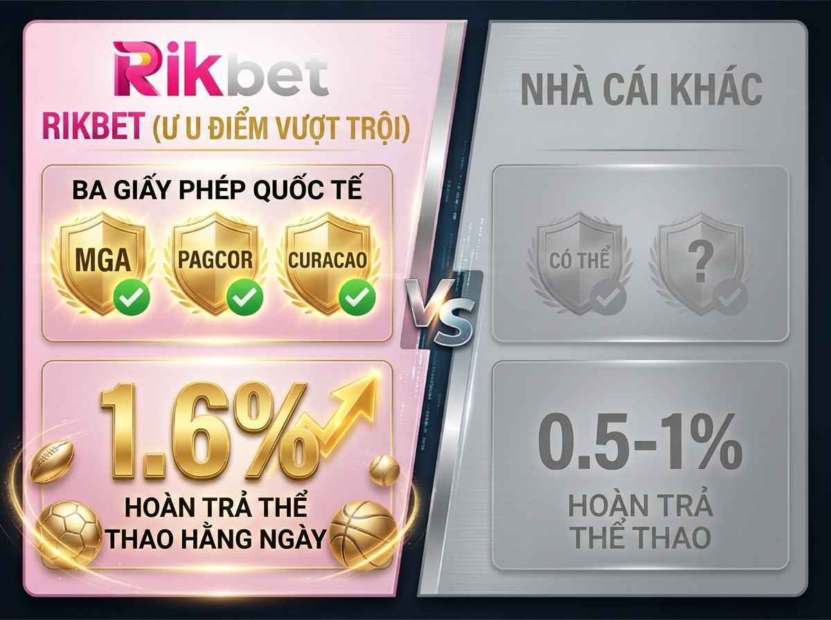 RIKBET Khác Gì So Với Các Nhà Cái Cùng Phân Khúc